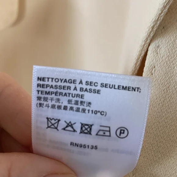 Lafayette 148 NY Wool-Blend Boyfriend Blazer Buff 2X NWT $1798 - Picture 5 of 7